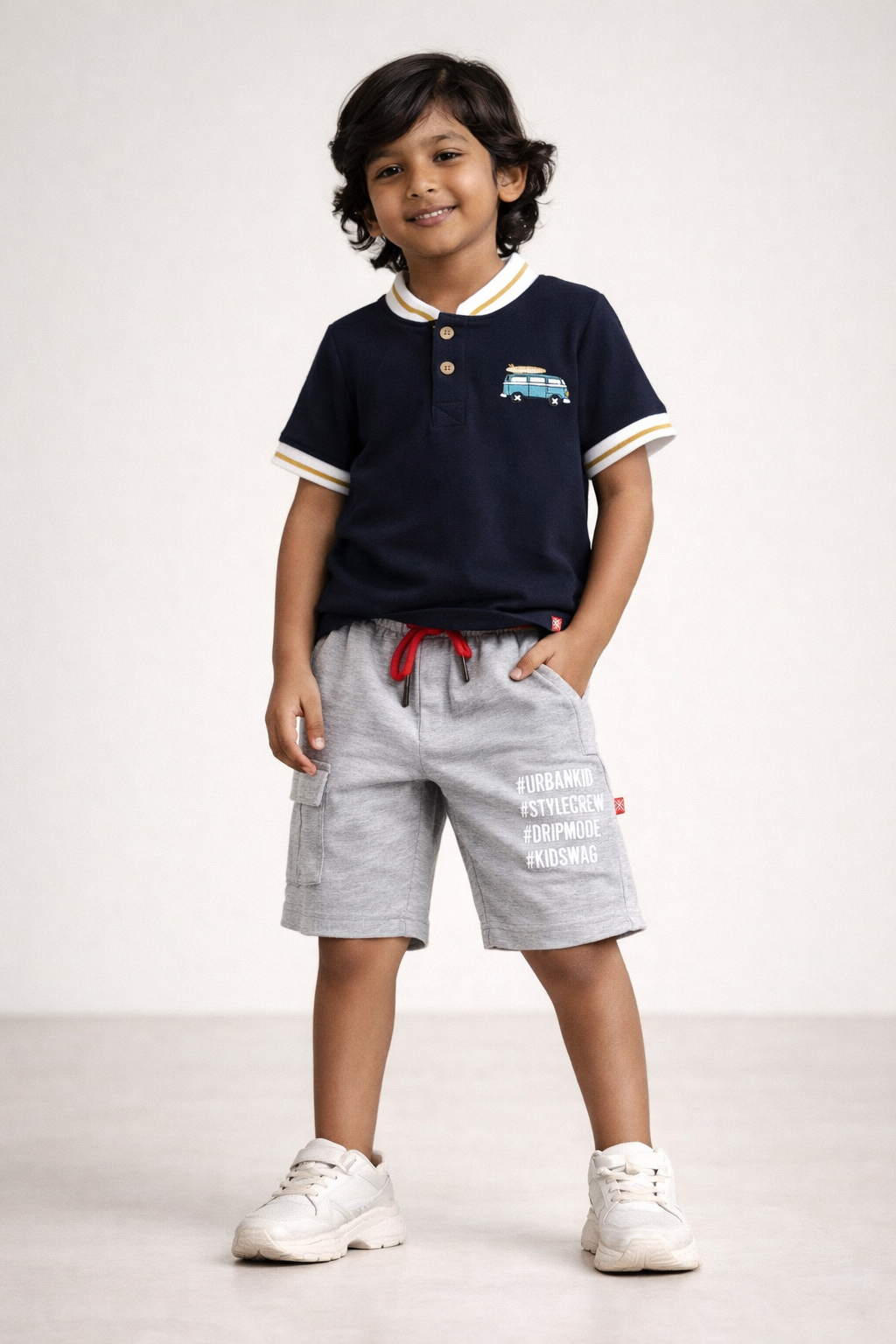 Kid Boys Henley Polo