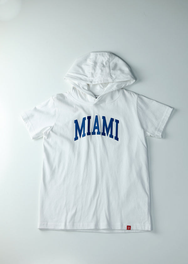 Kid Boys city print Hoodies - White