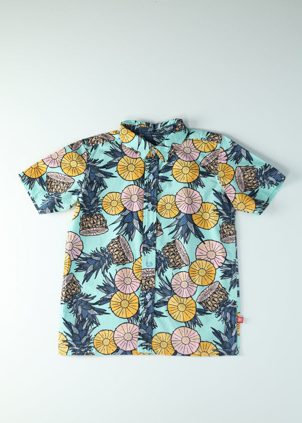 Kid Boys Pineapple print Shirt - Multi