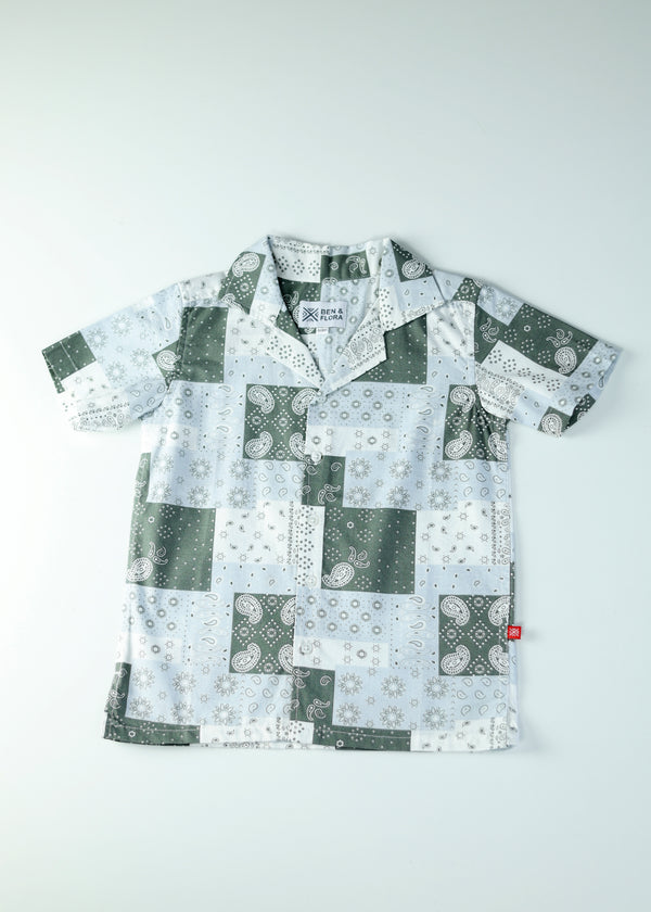 Kid Boys Paisley print Resort Shirt - Multi