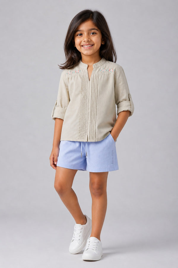 Kid Girls Top - Beige