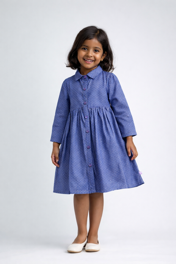 Kid Girls Dress - Blue