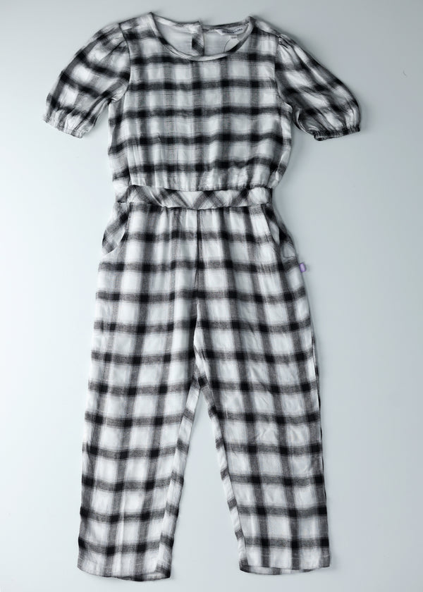 Kid Girls checkered Jumpsuit - Multi