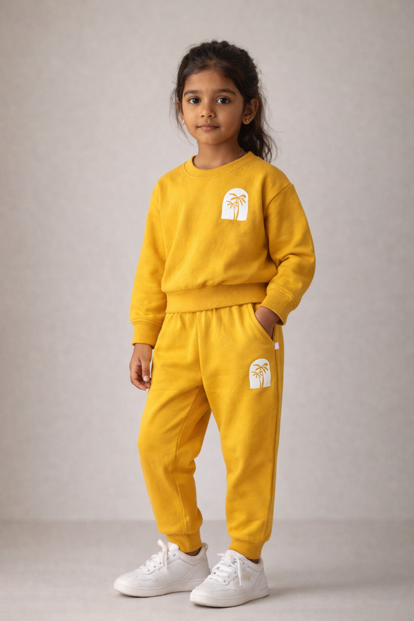 Kid Girls Cord Sets - Ochre