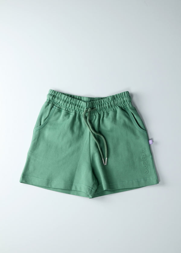 Kid Girls Shorts - Olive