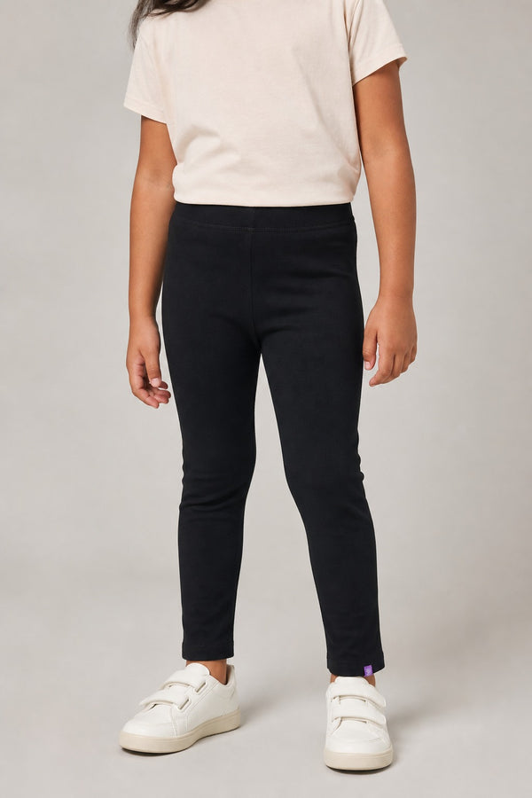 Kid Girls Leggings - Black