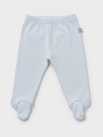 Baby Boy Leggings with Foot- Blue