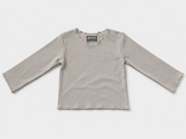 Baby Boy crew neck Top - Grey