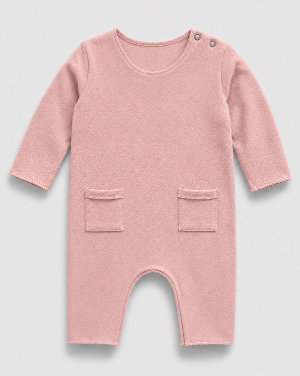 Baby Girl footless Sleep Suit - Pink