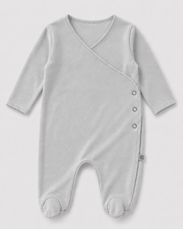 Baby Boy wrap Sleep Suit - Grey