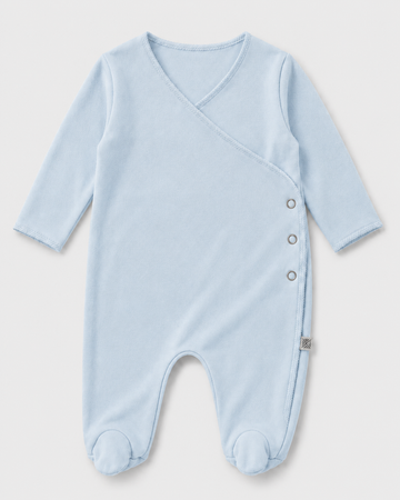 Baby Boy wrap Sleep Suit - Blue