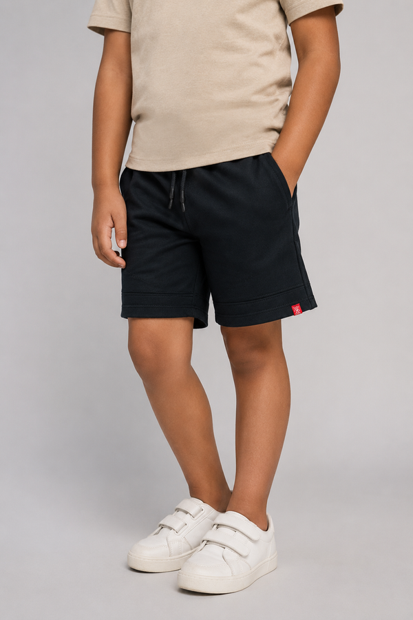 Kid Boys Shorts-Black